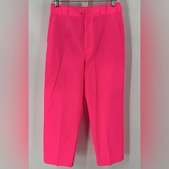 Prada Prada Pink Techno Logo Trousers 38  2 $890 - Picture 6 of 11